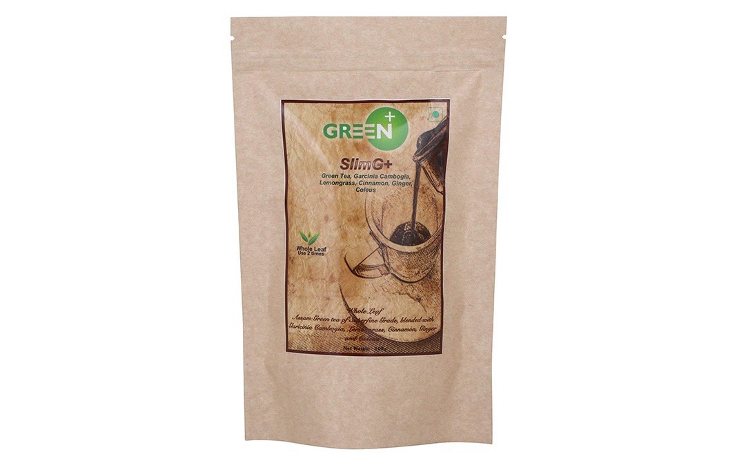 Bud White Green+ SlimG+ Green Tea   Pack  100 grams